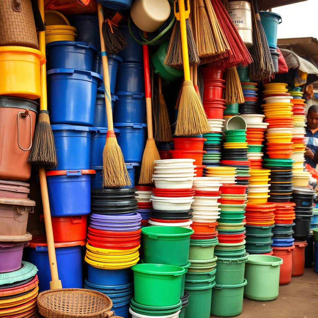 Plastic Buckets & Bowls